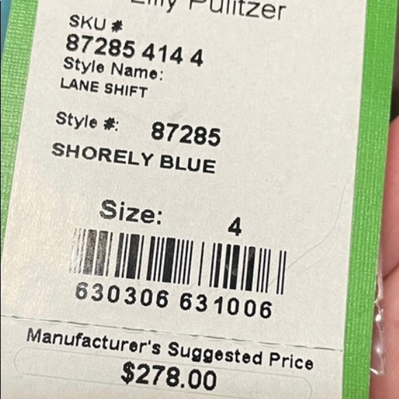 Beautiful Lilly Pulitzer Shift with bead detail - size 4 - Picture 5 of 6